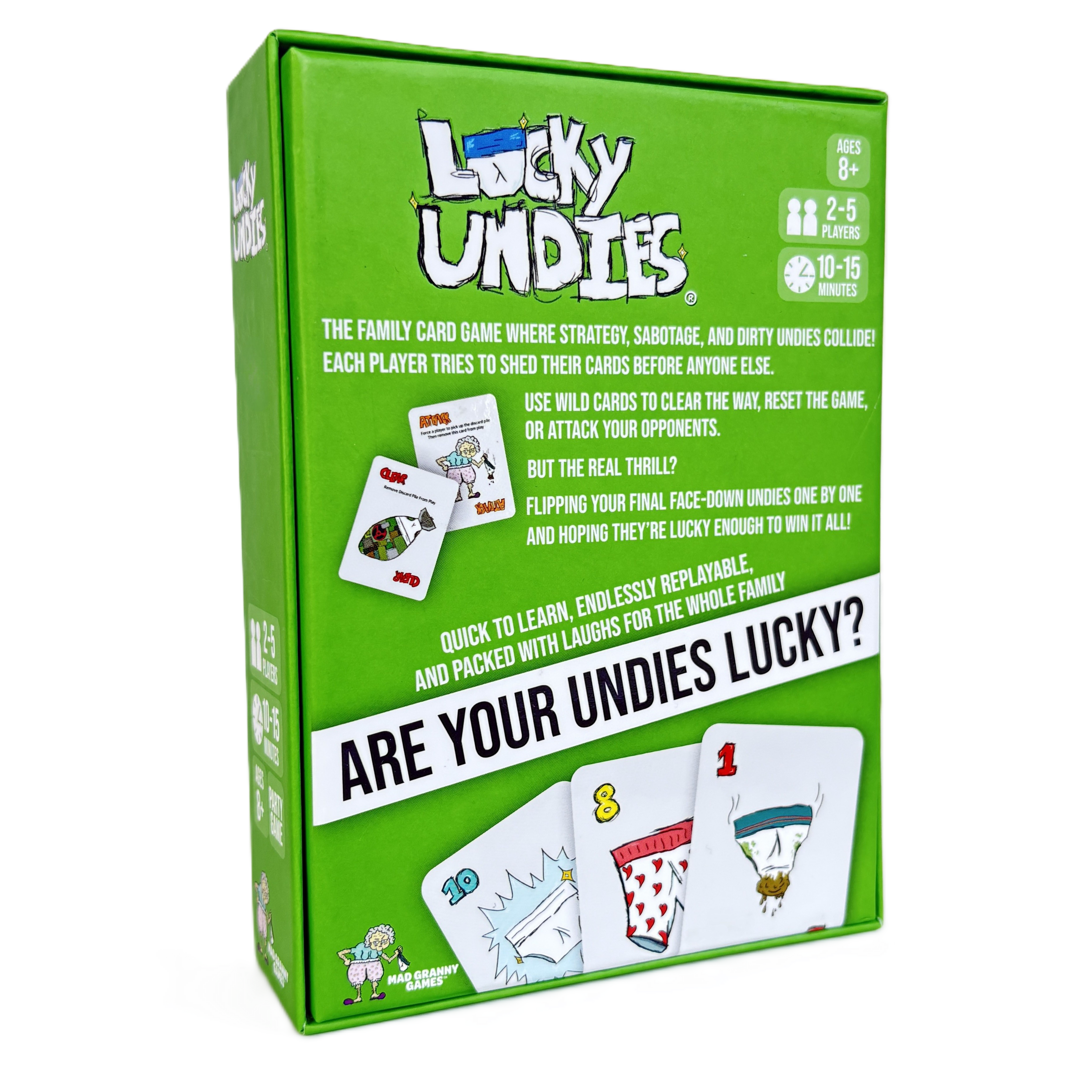 Lucky Undies-The Hilarious Family Card Game